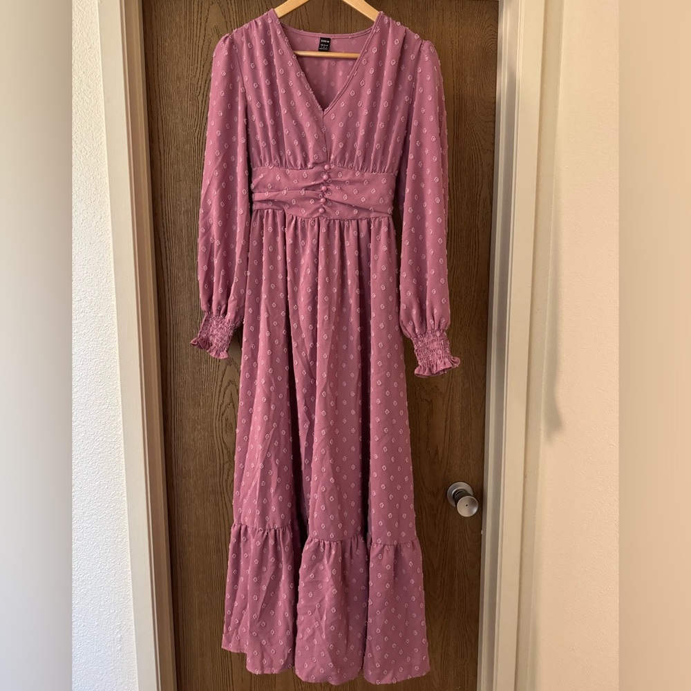SHEIN Dusty Pink Textured Top